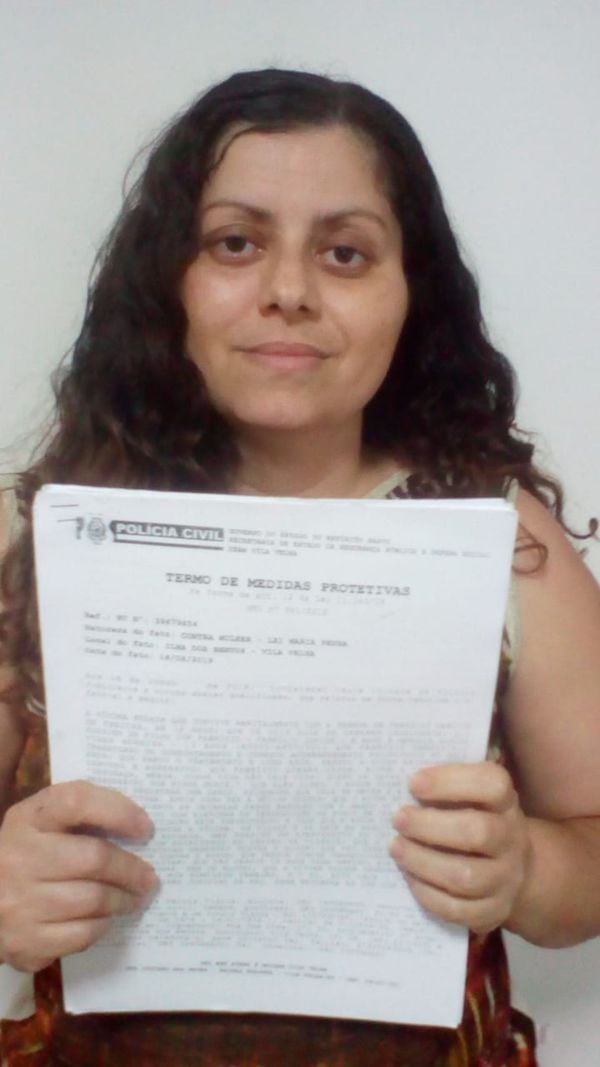 Cláudia Núbia de Freitas denunciou o ex marido e conseguiu medida protetiva