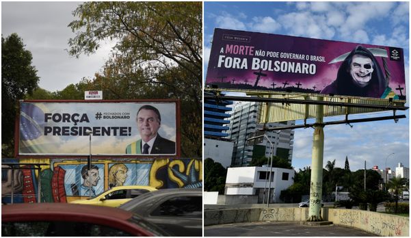 OUTDOOR BOLSONARO  Justiça determina retirada em 48 horas