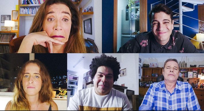 Esquetes de humor juntarão material gravado na casa dos atores, em sets com equipe reduzida e material feito antes da pandemia do coronavírus