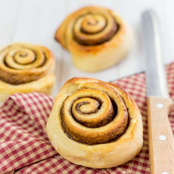 Cinnamon rolls da Olima Culinária Afetiva, em Vitória