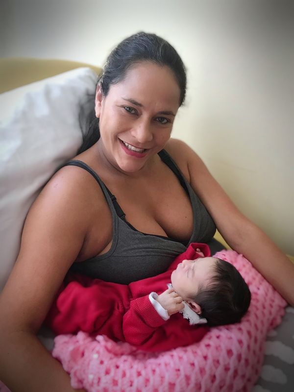Claudinete Ribeiro e Ana Luz