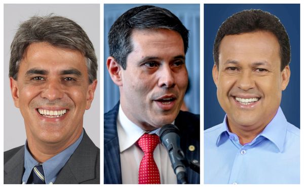 Da esquerda para a direita: Hudson Leal, Amaro Neto e Neucimar Fraga