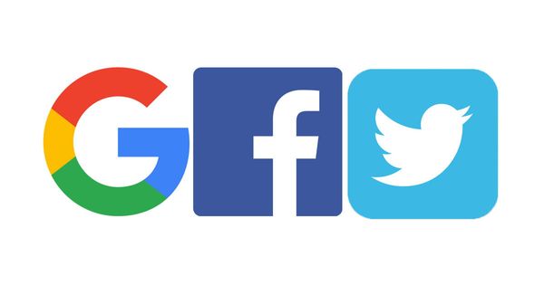 Redes sociais: Facebook, Google e Twitter