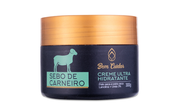 Linha Dermo - Creme Ultra Hidrante  Sebo de Carneiro -creme ultra hidratante, pele seca e extra seca por Rede Farmes/Divulgação