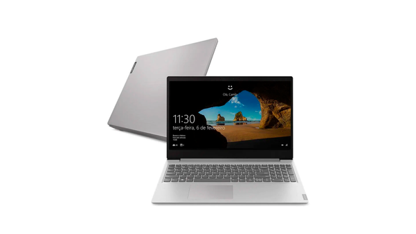 Notebook com processador Intel core i5 (10ª geração) e memória de 8GB é a tendência em alta nas vendas, como o modelo Lenovo ultrafino ideapad, S145, com tela de 15.6