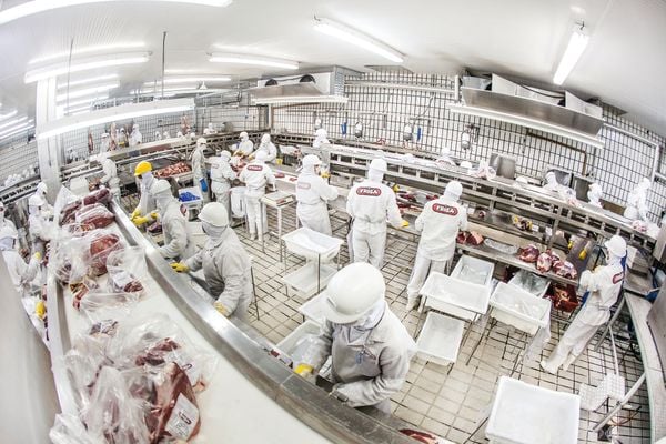  Área de produção da carne in natura do Frigorífico Frisa, que passou pela auditoria para recertificação