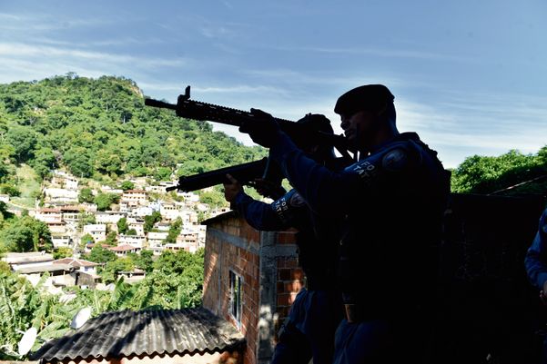 Data: 24/01/2019 - ES - Vitória - Polícia Militar usa drones para monitorar morros de Vitória - Editoria: Polícia - Foto: Fernando Madeira - NA