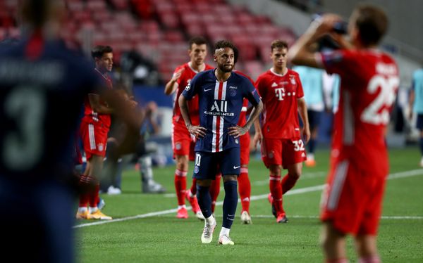 Neymar na final da Liga dos Campões entre PSG e Bayern por Reuters/Folhapress