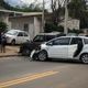 Imagem - Vídeo: motoristas ficam feridos após colisão, em Cachoeiro