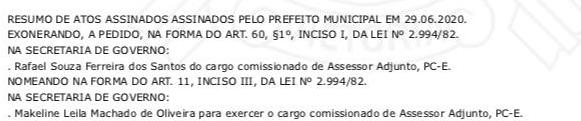 Diário Oficial de 30 de junho
