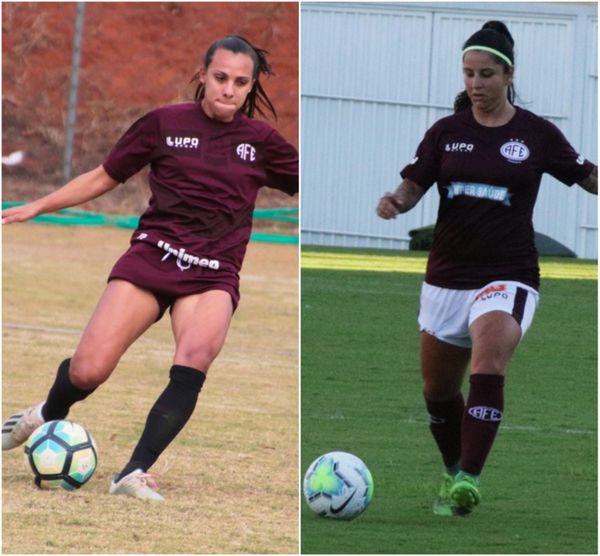 Carol Tavares e Luana Sartório são as capixabas que atuam pela Ferroviária