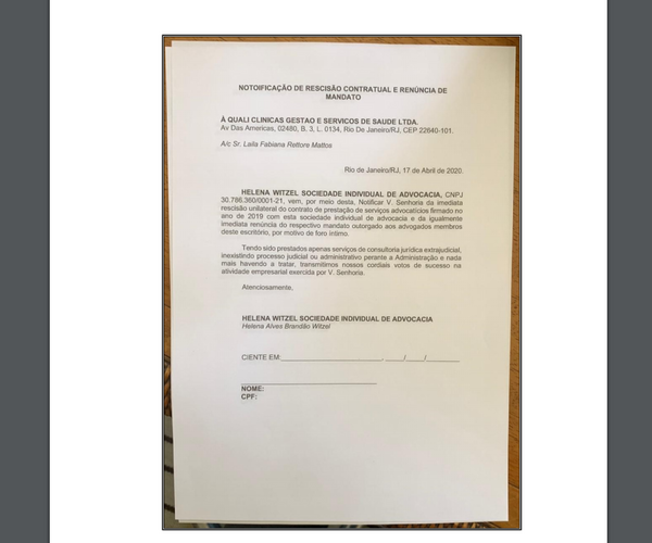 Documento entre escritório de primeira-dama e empresa suspeita de pagar propina estava em impressora da casa de Lucas Tristão