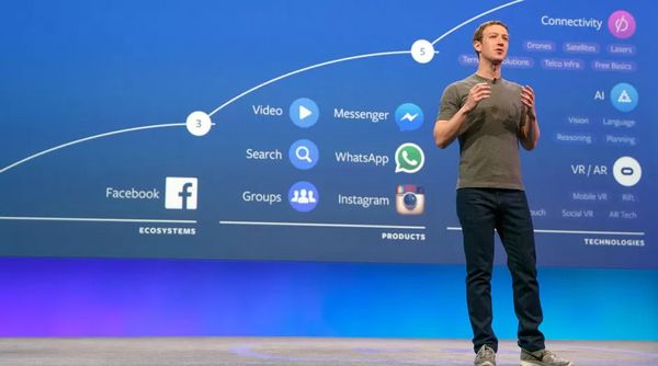 Mark Zuckerberg, durante anúncio dos resultados da empresa