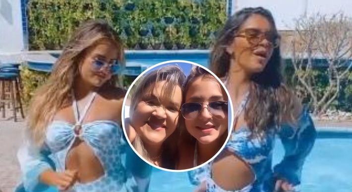 Nos stories do Instagram a mãe de Gizelly, Márcia Machado, a própria ex-BBB capixaba e Gabi Martins brincaram ao se reencontrarem em praia de Iriri, no Espírito Santo