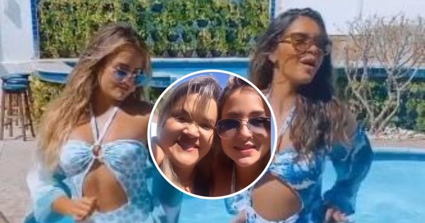 As ex-BBBs Gabi Martins e Gizelly Bicalho dançam e a mãe de Gizelly, Márcia Machado, conhece Gabi (destaque)