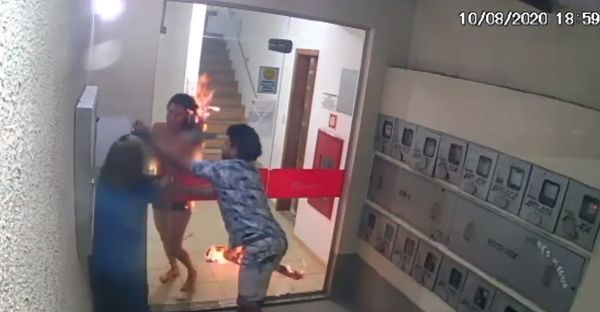Modelo teve corpo queimado na Serra
