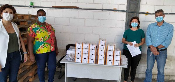 A Serra também foi contemplada no Ciclo Saúde, que distribuiu material a unidades de saúde
