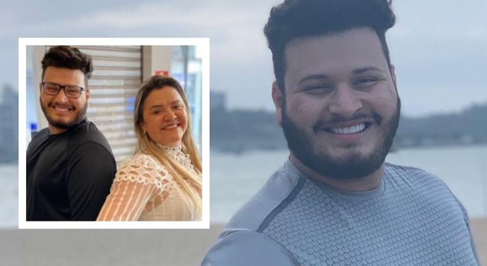 Participante do 'BBB 20', na Globo, disse que está apaixonado pela hospitalidade do Espírito Santo e aproveitou para posar com a mãe de Gizelly Bicalho em shopping