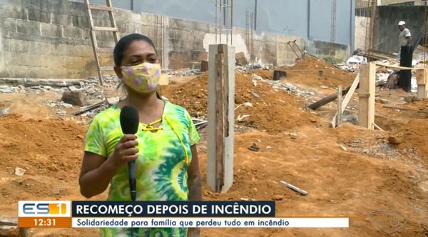 Munique de Leite Souza recebeu uma onda de solidariedade após incêndio