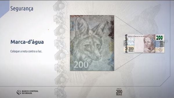 Nota de R$ 200 tem itens e informações que permite identificar se é verdadeira