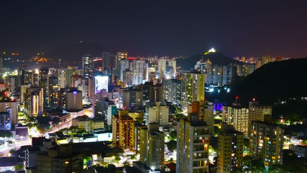 Cidade de Vitória vista do Morro Horebe