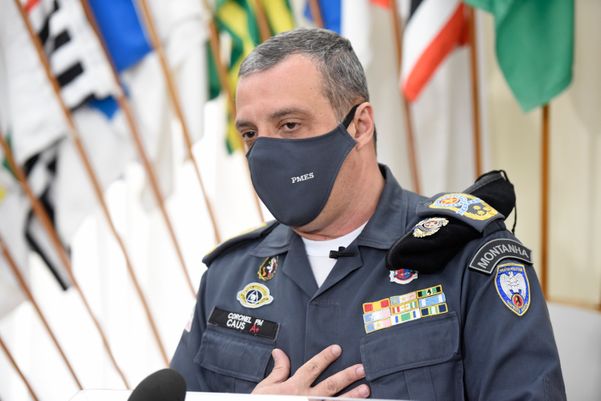 Coronel Douglas Caus, comandante-geral da Polícia Militar do ES