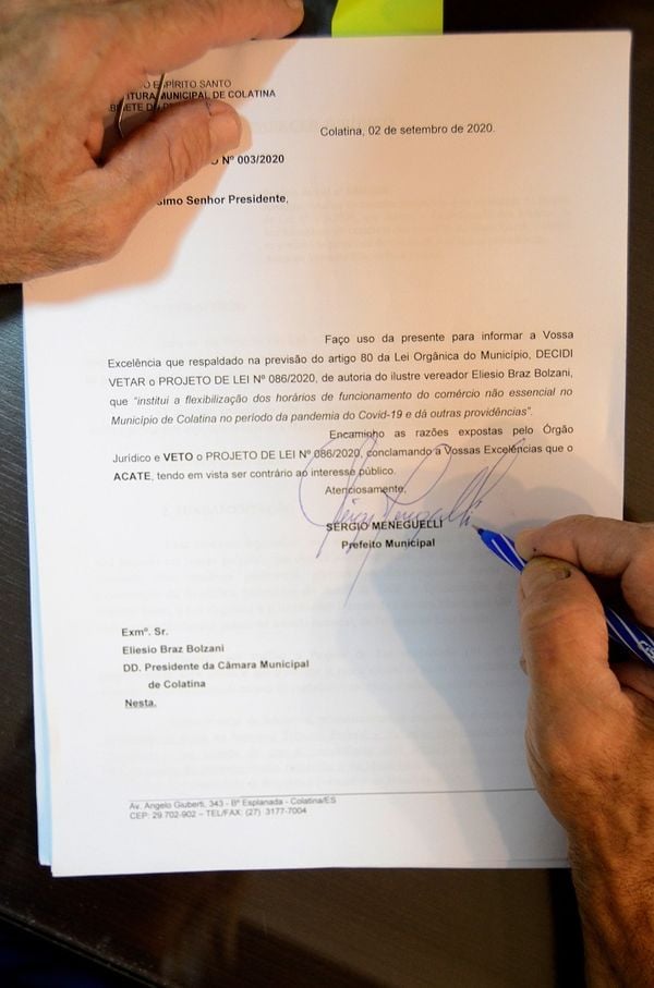 Projeto foi vetado por Sérgio Meneguelli