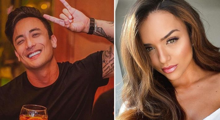 Após publicar vídeo em que comparava a ex-BBB com e sem maquiagem, músico do Espírito Santo apagou gravação e Rafa Kalimann saiu em defesa do amado na web