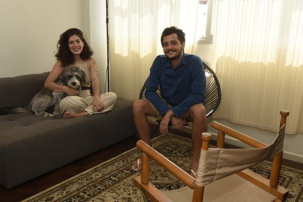 Alana Simões e o marido decidiram fazer pequenas reformas na casa durante quarentena
