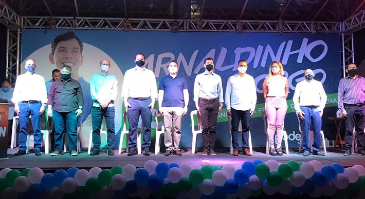 Chapa com 26 vereadores também foi anunciada durante convenção do partido, realizada em modelo drive-in. Vice deve ser indicado por outro partido