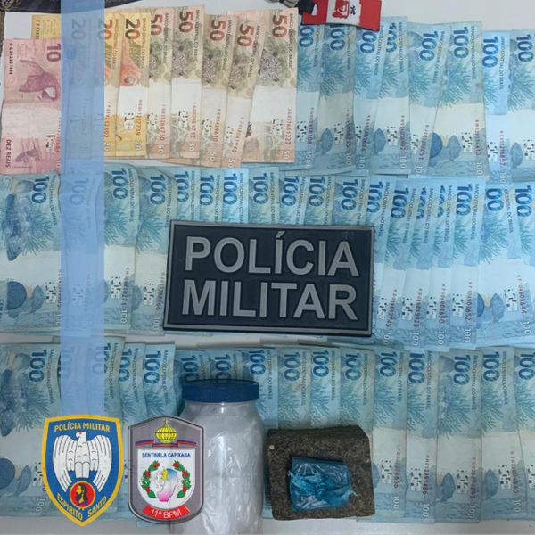 Casal é preso com droga e dinheiro em Barra de São Francisco
