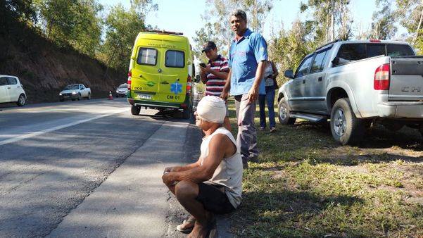 O motorista do veículo, Jurandir Rosa, teve teve pequenos ferimentos na cabeça por TV Gazeta Norte | Reprodução 