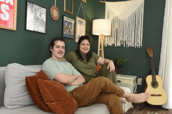 Jessica Parrilha e Pedro Canal Damásio Martins decidiram fazer pequenas reformas na casa durante quarentena