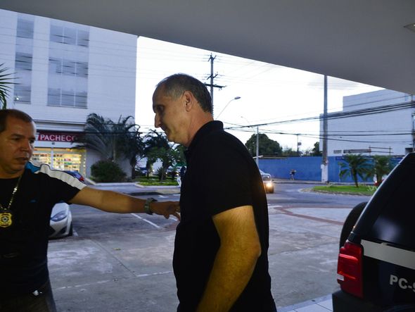 Hilário Antônio Fiorot Frasson, ex marido da médica e policial civil,  foi preso enquanto trabalhava, ele é suspeito da morte da médica por Guilherme Ferrari/Arquivo A Gazeta