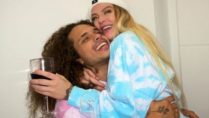 O cantor Vitão e a namorada, a artista Luísa Sonza