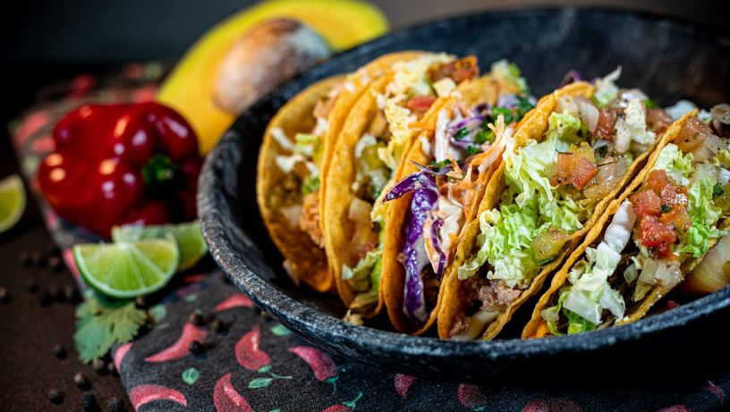 Tacos mexicanos do food truck Mexicanto, em Vitória