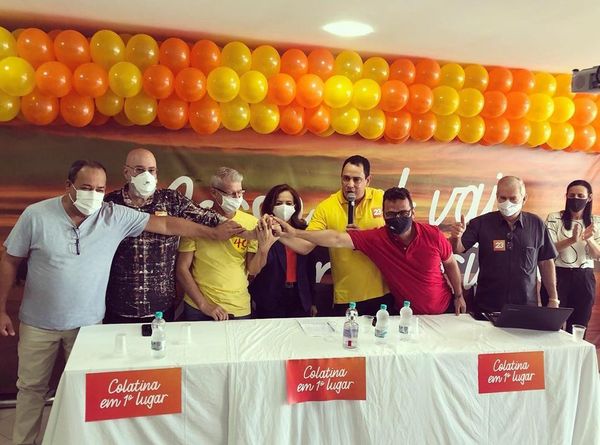 Da Vitória e Paulo Foletto estiveram juntos em convenção