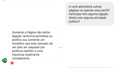 Projeto Comprova fez contato com as páginas que publicaram o conteúdo falso por Reprodução