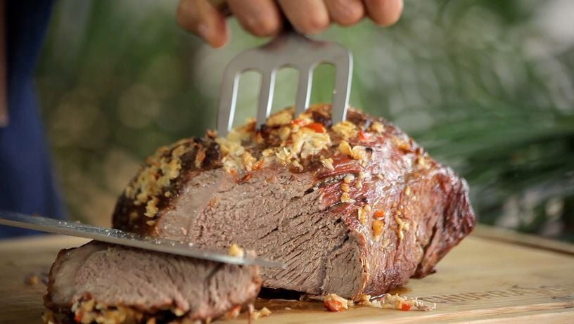 Receita de carne baby beef ao alho
