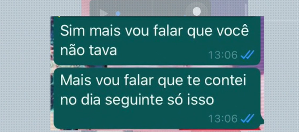 Segundo as investigações, a namorada tenta induzir a menina a mentir