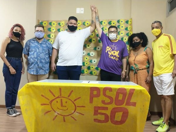 Psol oficializou o nome de Guilherme Nascimento e vice Vitor Pizetta