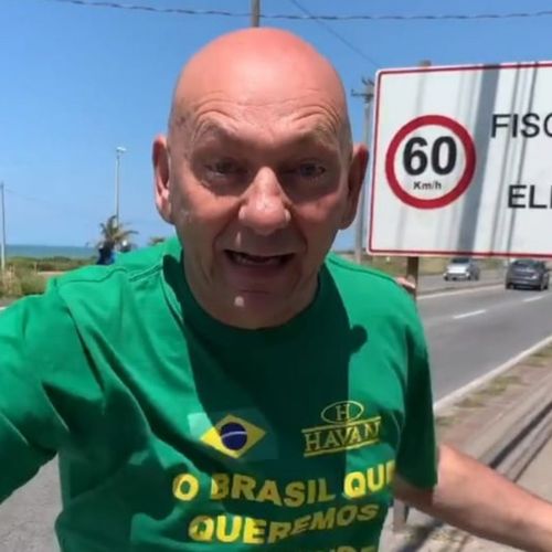 O empresário Luciano Hang divulgou imagens e fez elogios ao Estado durante sua passagem pela Grande Vitória. Ele também criticou o poder público e ignorou a proteção contra a Covid-19