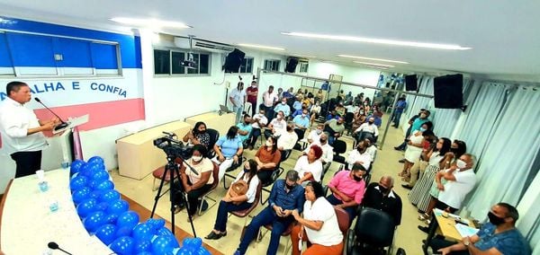 Convenção do PP, onde a candidatura de Dr. Hélcio Couto foi confirmada
