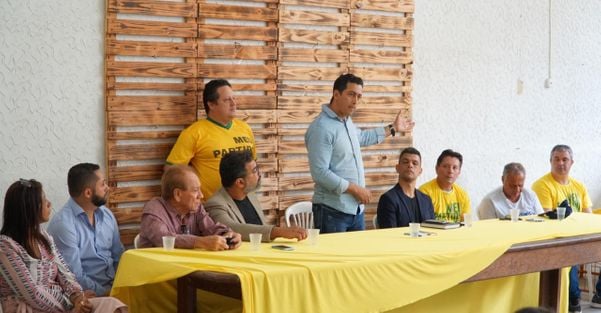 Convenção do PTB que oficializou a candidatura de Subtenente Assis