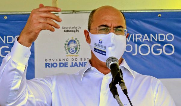 Wilson Witzel em evento como governador do Rio em julho