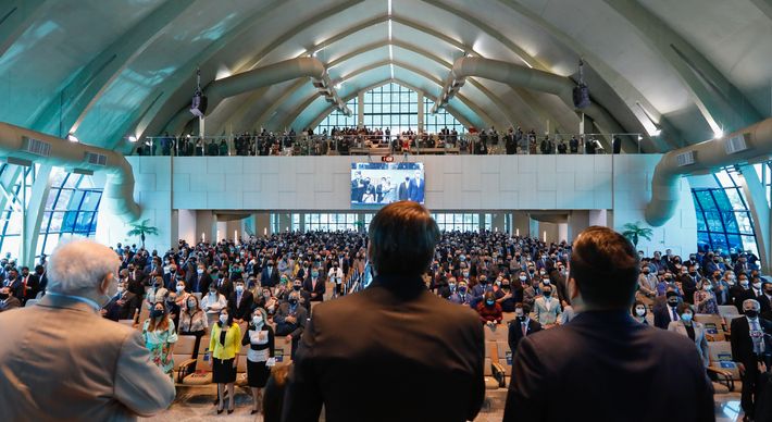 Evento foi realizado na Assembleia de Deus na Catedral Baleia, como é chamada a sede nacional das Assembleias de Deus Ministério de Madureira, em Brasília