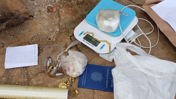 Material apreendido pela polícia na Operação Capital