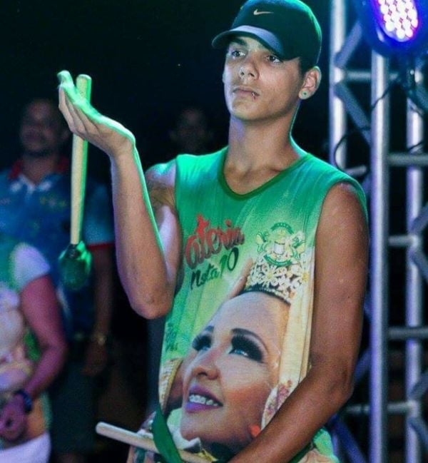 O ritmista Patrick Loureiro dos Santos Menezes, de 22 anos, morto durante um tiroteio no Alagoano, em Vitória