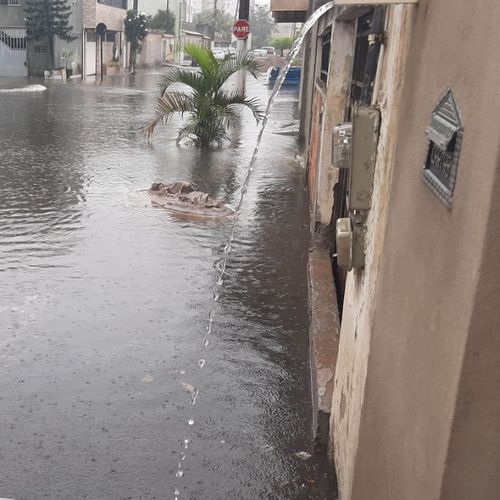 No bairro Expedito, em Cariacica, uma árvore caiu durante a noite e atingiu uma casa. Já no bairro Boa Sorte, a queda de um poste na rua assustou os moradores da rua São Luiz