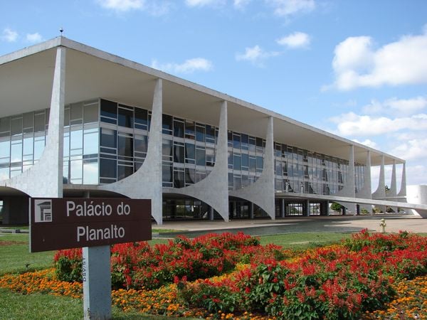 Palácio do Planalto, sede do Executivo federal em Brasília